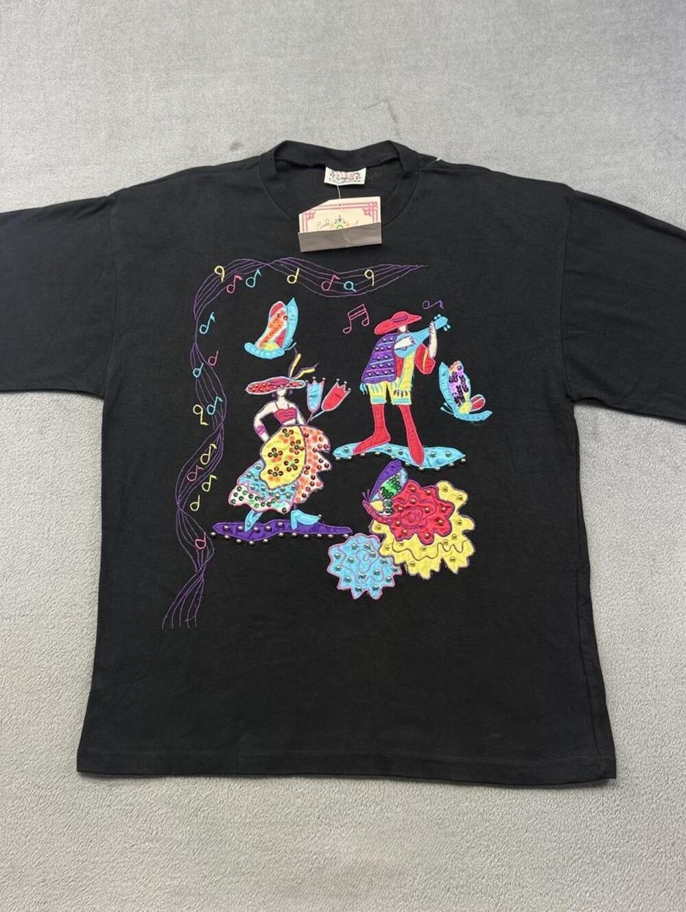 90s View Mariachi Themed Graphic T-Shirt